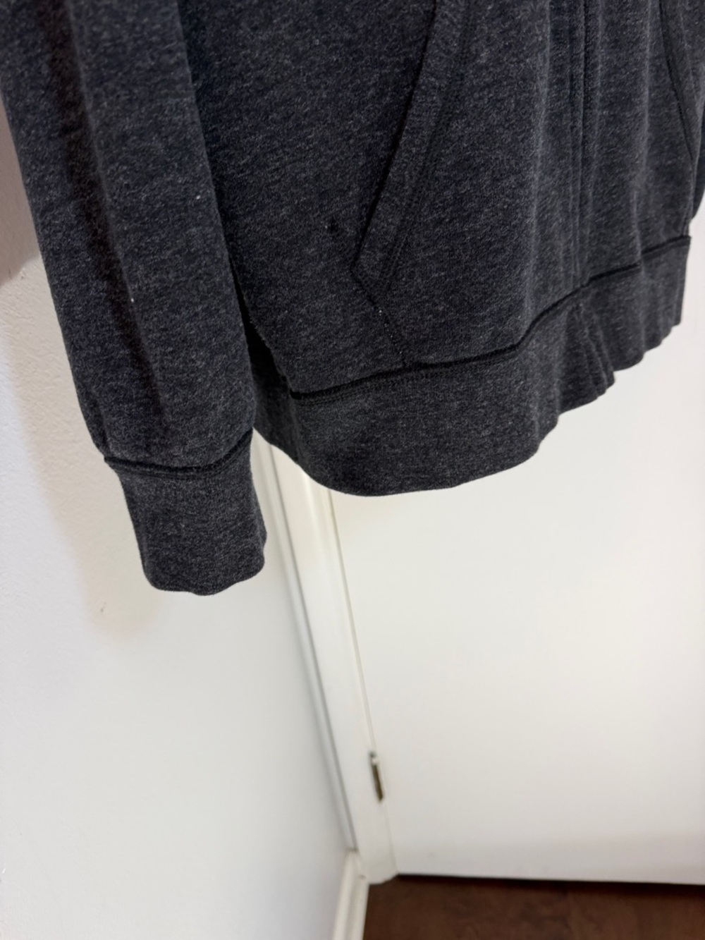 Polo Ralph Lauren Pullover Fleece Lined Lined Zip Up Heather Charcoal Hoodie 2XL - Picture 7 of 10